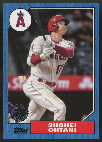 2022 Topps Series One Shohei Ohtani 1987 Blue #T87-1