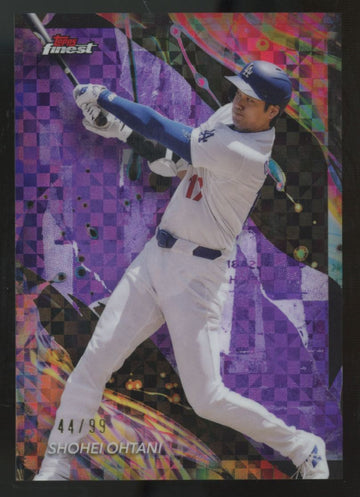 2024 Topps Finest Shohei Ohtani Uncommon Purple Checkerboard /99 #177