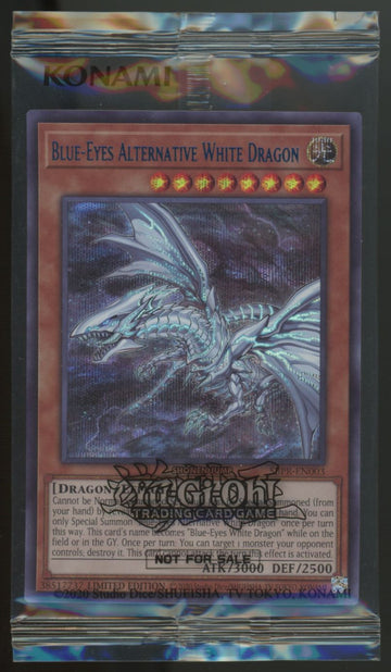 Yugioh Blue-Eyes Alternative White Dragon Prismatic Secret Rare #SBPR-EN003 Sealed