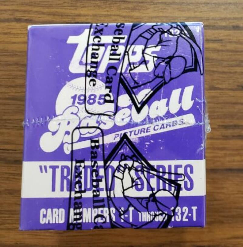 1985 Topps Baseball Traded Series Set BBCE Wrapped Sealed Box FASC
