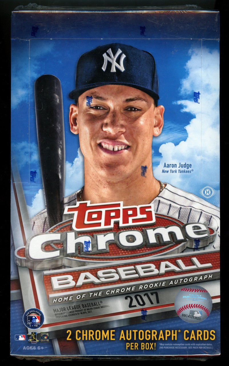 2017 Topps Chrome Baseball Hobby Box