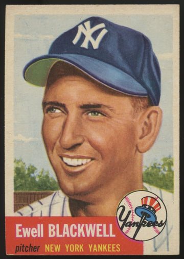 1953 Topps Ewell Blackwell #31 EX/MT "A"