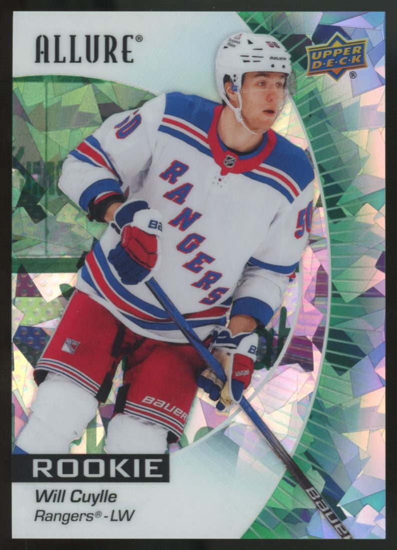 2023-24 Upper Deck Allure Will Cuylle RC Green Rainbow /99 #101