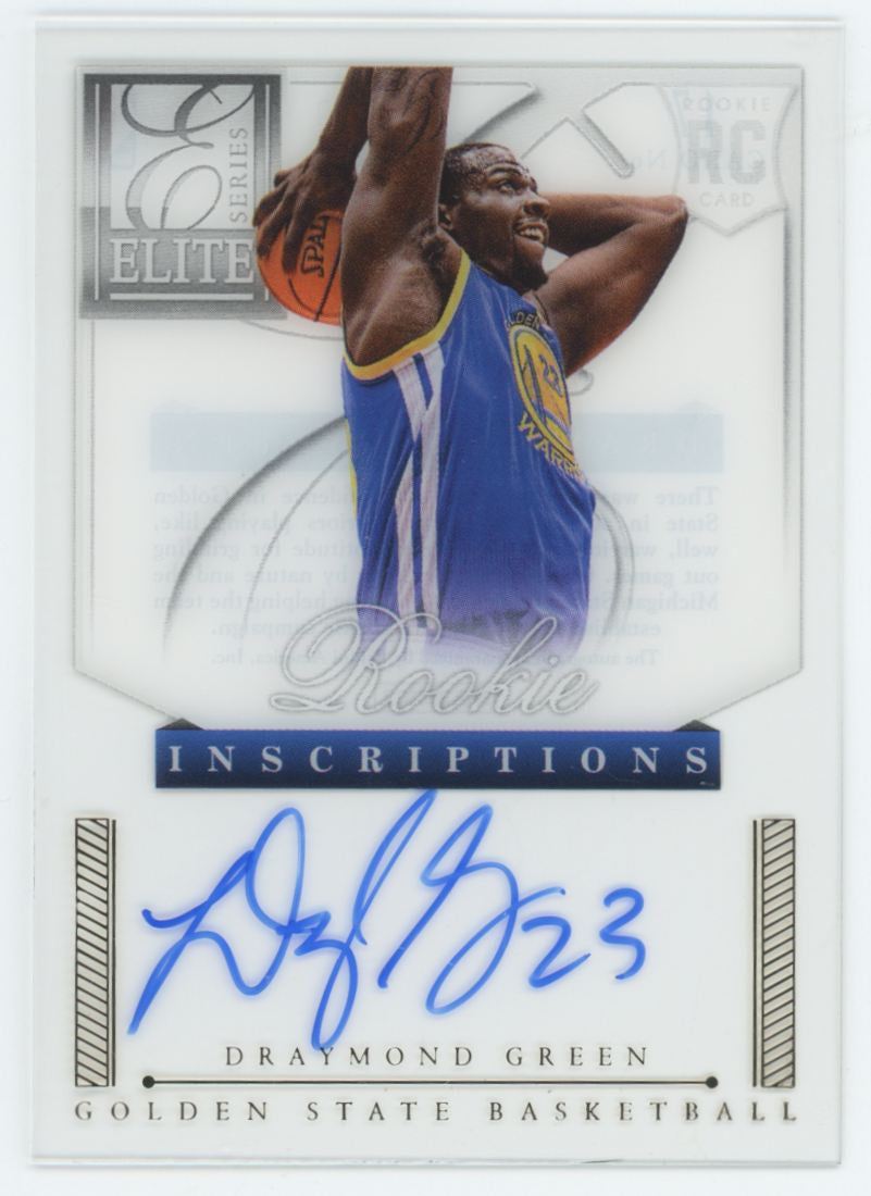 2012-13 Panini Elite Series Draymond Green RC Rookie Inscriptions Auto #17