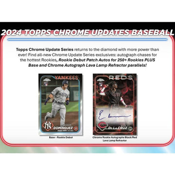 2024 Topps Chrome Update Series Baseball Jumbo Hobby Box