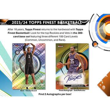 2023/24 Topps Finest Basketball Hobby Box Case (8)