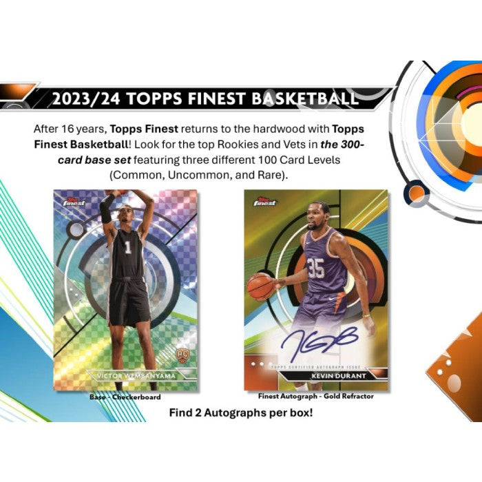 2023/24 Topps Finest Basketball Hobby Box