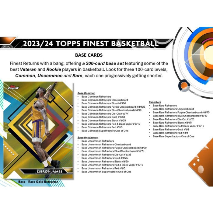 2023/24 Topps Finest Basketball Hobby Box