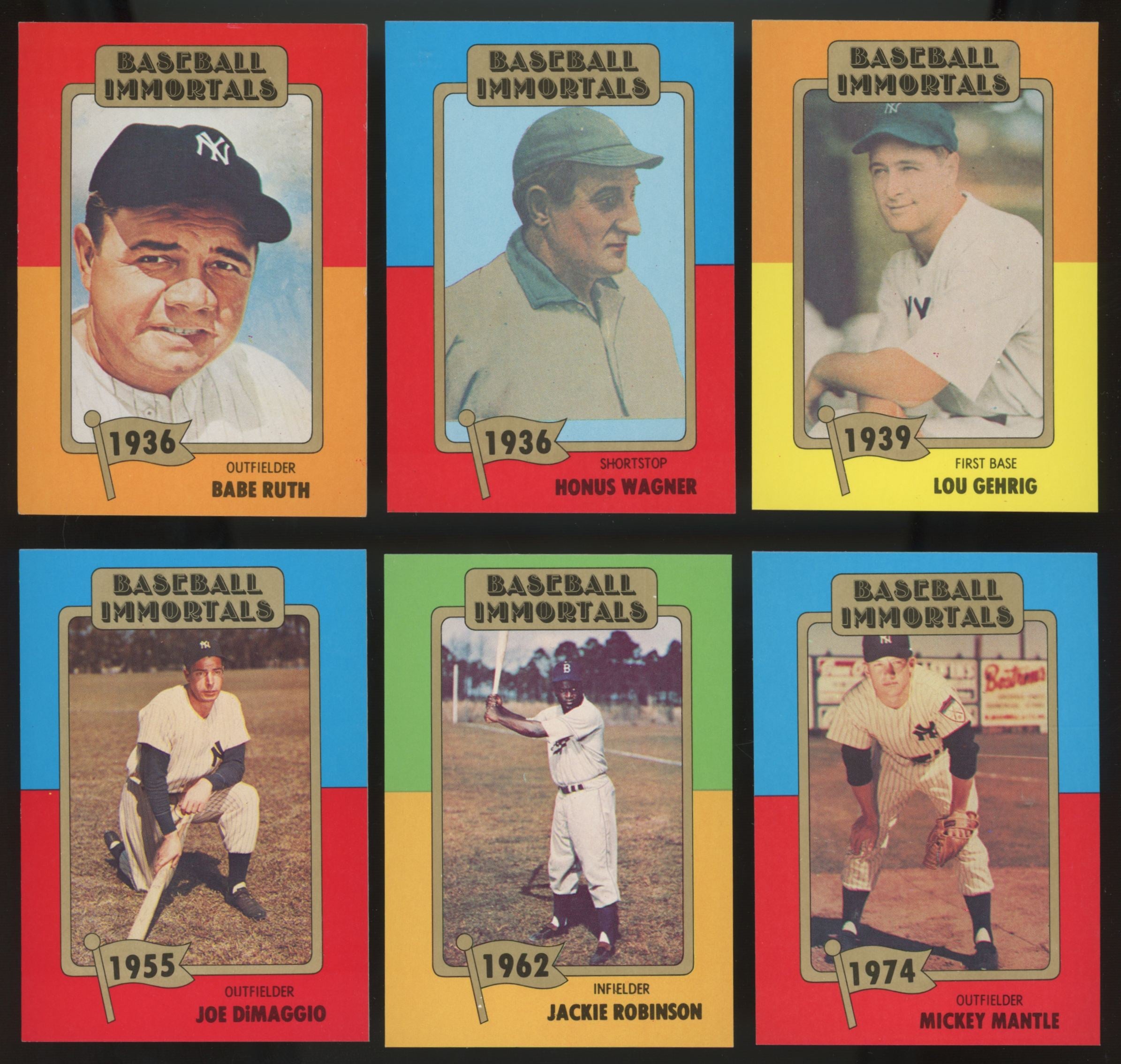 1980 SSPC Baseball Immortals Complete Set (173/173) EX/MT