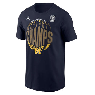 Michigan Wolverines 2026 NCAA Men's Basketball Champions Locker Room T-Shirt S
