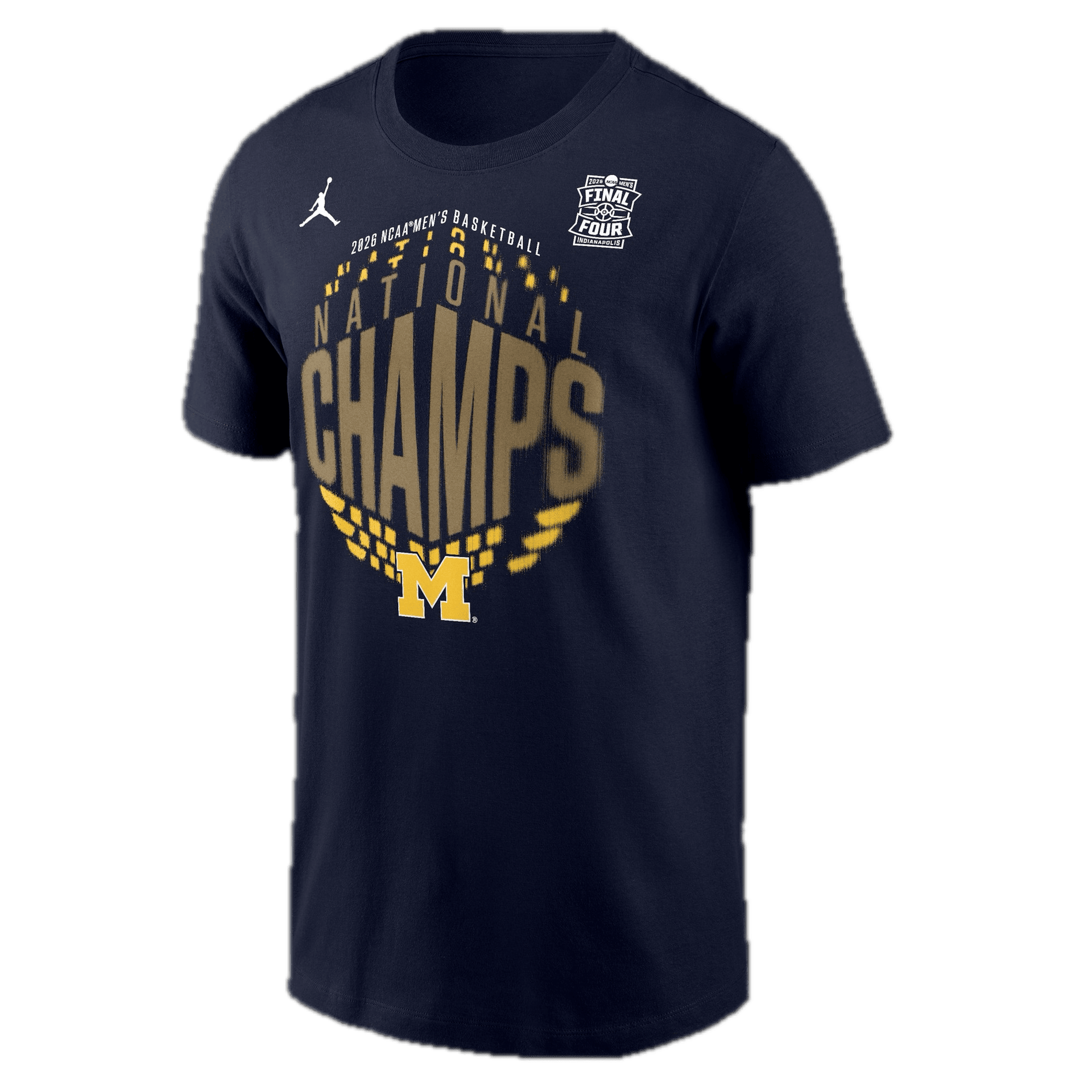 Michigan Wolverines 2026 NCAA Men's Basketball Champions Locker Room T-Shirt S