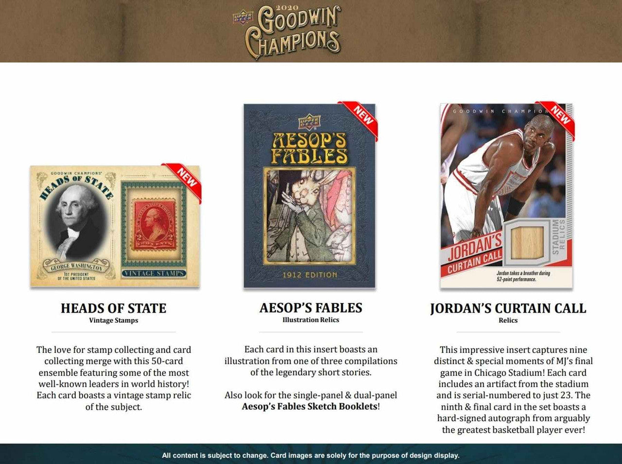 2020 Upper Deck Goodwin Champions Hobby Box