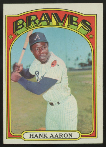 1972 Topps Hank Aaron #299 EX "A"
