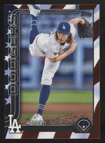 2025 Topps Series One Tyler Glasnow Independence Day /76 #201