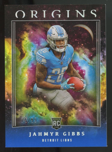 2023 Panini Origins Jahmyr Gibbs RC Blue /99 #101