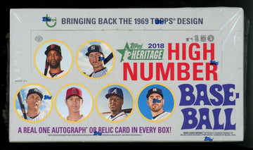 2018 Topps Heritage High Number Baseball Hobby Box