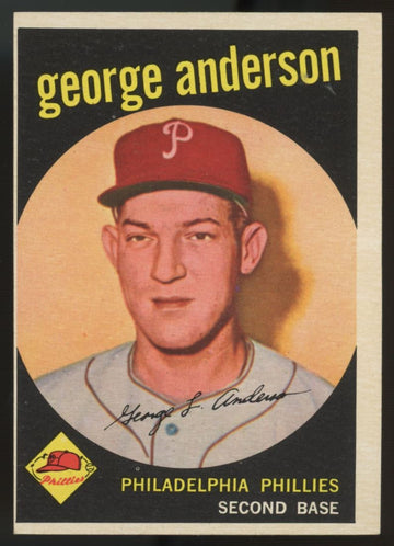 1959 Topps George Sparky Anderson RC #338 EX/MT "B"
