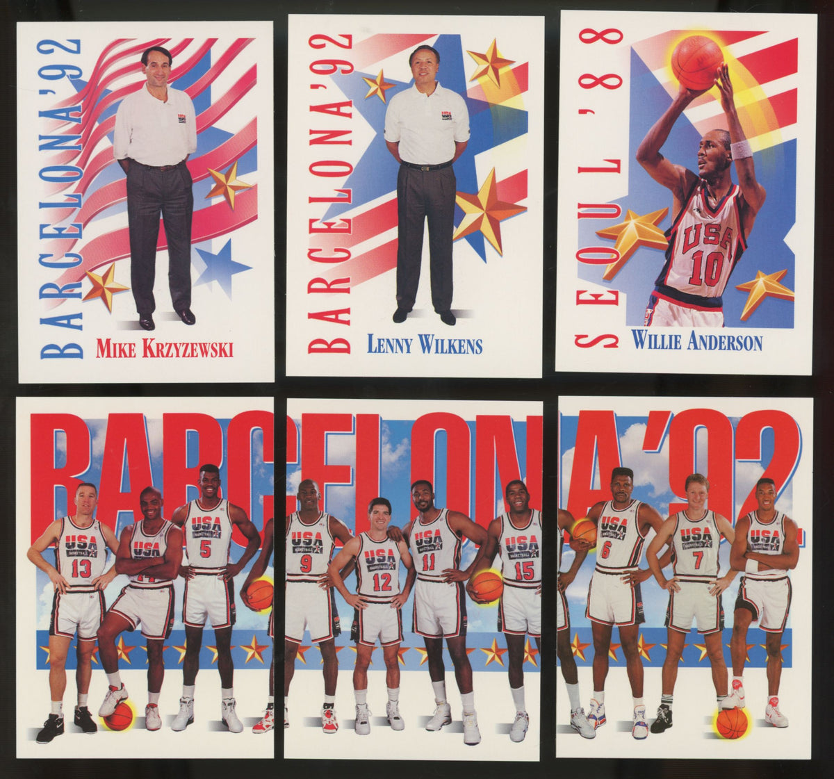 1991-92 SkyBox Team USA Complete Set (34/34)