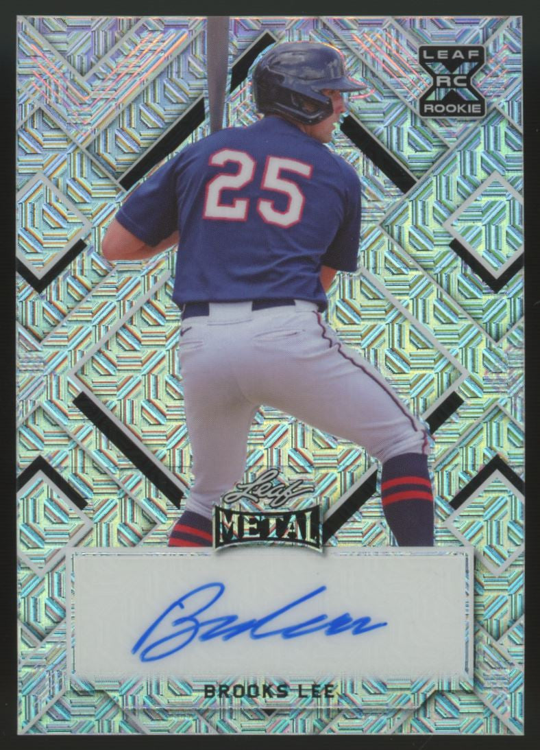 2022 Leaf Metal Brooks Lee XRC Auto /5 #BA-BL1