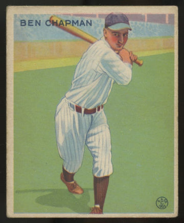 1933 Goudey Ben Chapman #191 VG