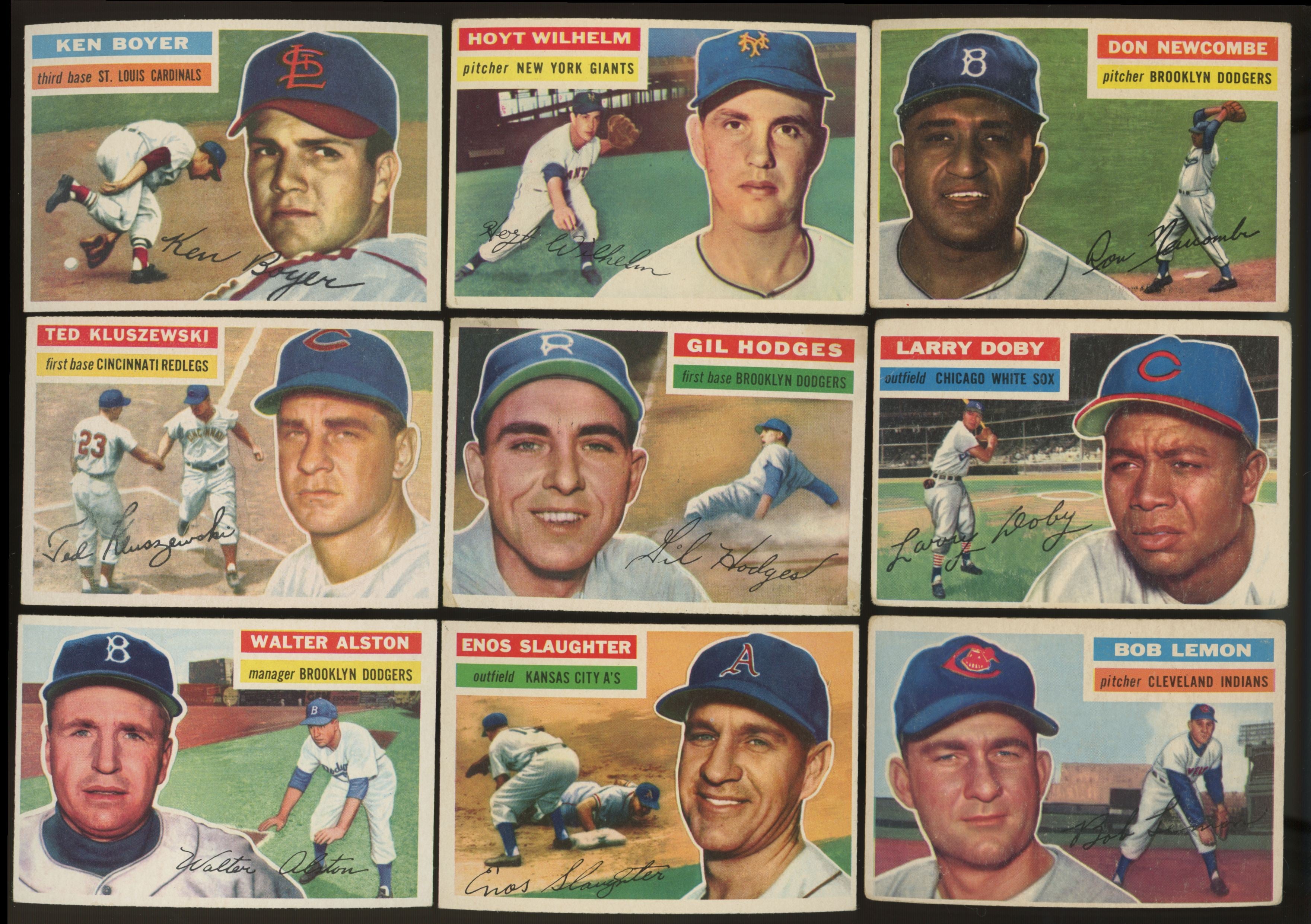 1956 Topps Baseball Complete Set (340) VG-EX
