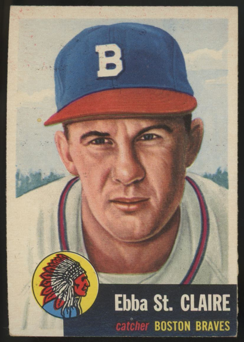 1953 Topps Ebba St. Claire #91 EX+