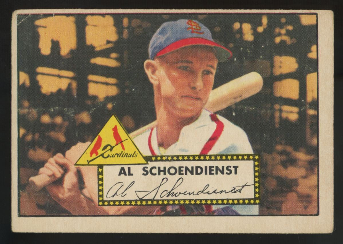 1952 Topps Al Schoendienst #91 Good