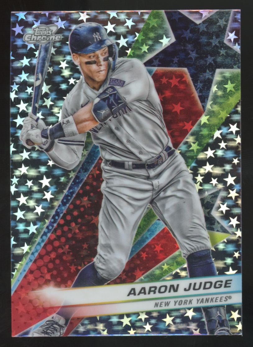2024 Topps Chrome Cosmic Aaron Judge Starfractor #SF-31