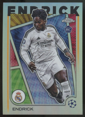 2024-25 Topps Chrome UEFA Endrick RC Silver #100