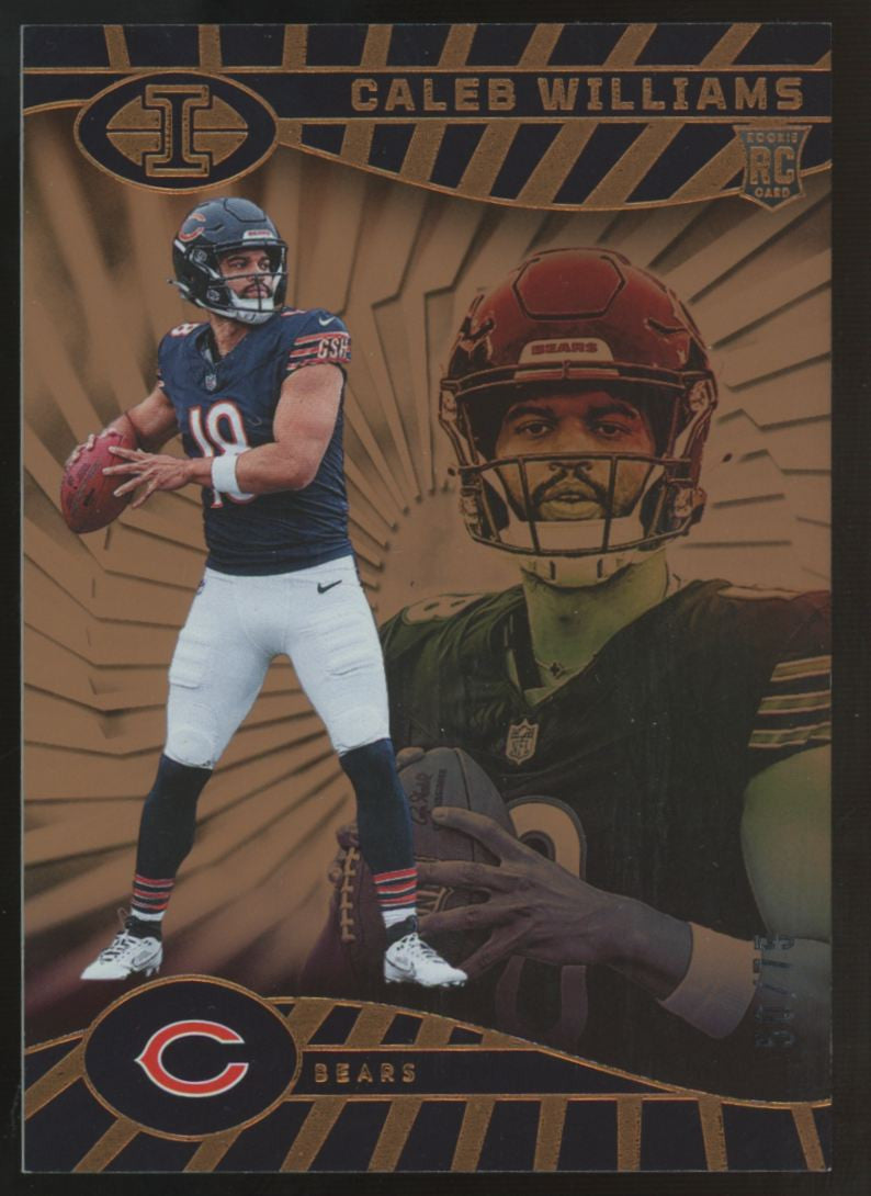 2024 Panini Illusions Caleb Williams RC Bronze Trophy /75 #13