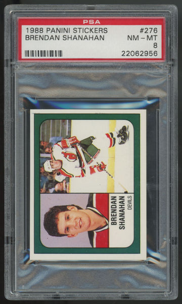 1988-89 Panini Stickers Brendan Shanahan #276 PSA 8