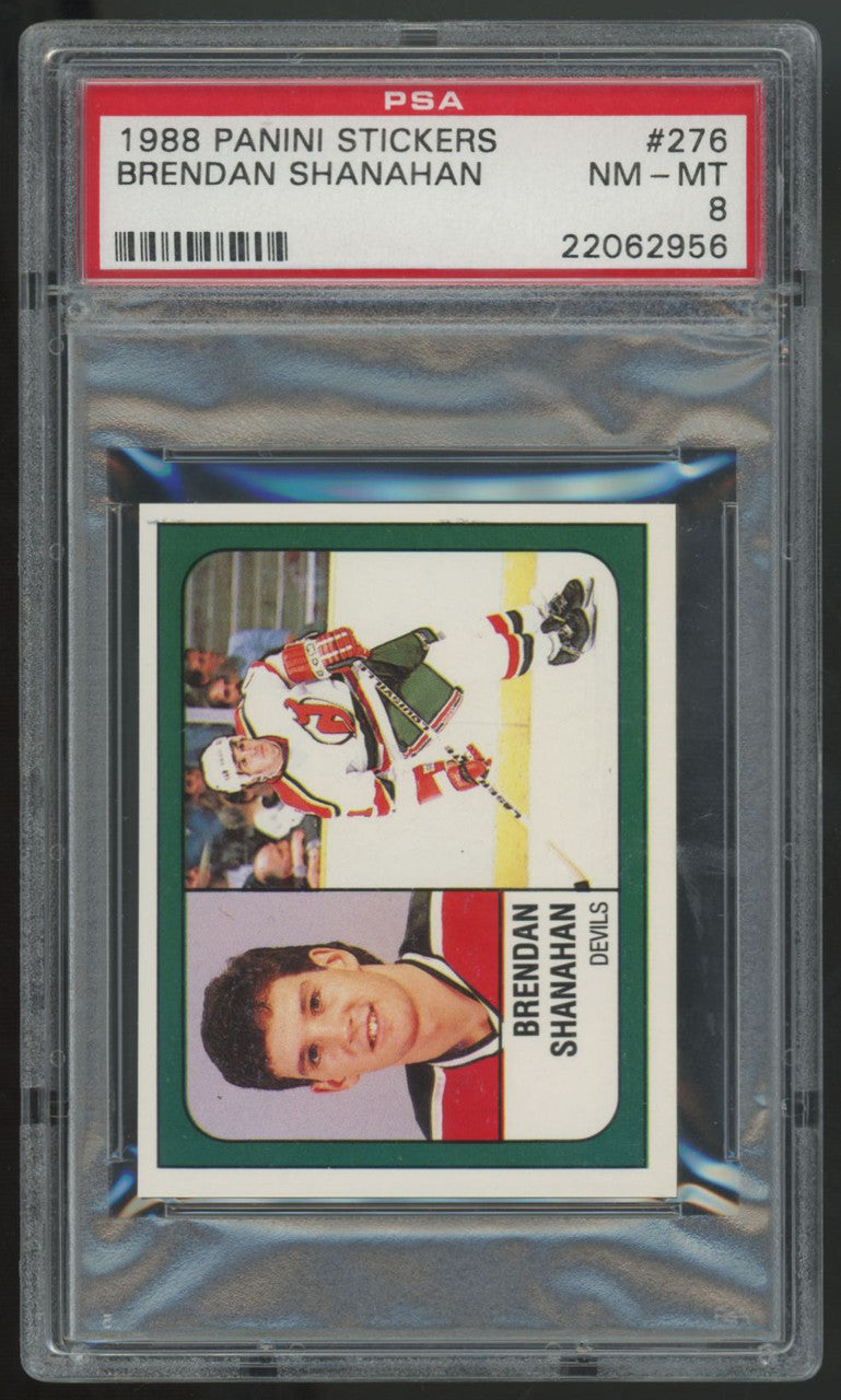 1988-89 Panini Stickers Brendan Shanahan #276 PSA 8