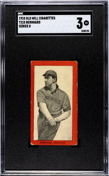 1910 T210 Old Mill Cigarettes Bill Bernhard Series 8 SGC 3