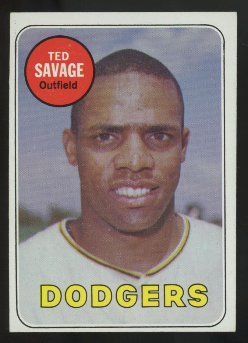 1969 Topps Ted Savage White Letters #471 EX
