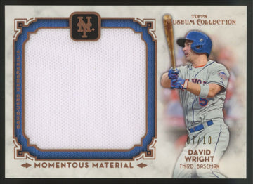 2014 Museum Collection David Wright Copper Momentous Jumbo Patch /10 #MMJR-DWR