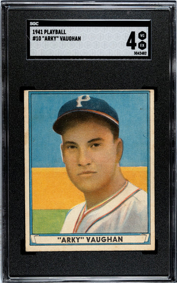 1941 Play Ball Arky Vaughan #10 SGC 4