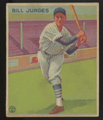 1933 Goudey Bill Jurges #225 VG-EX