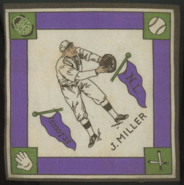 1914 B18 Johnny Miller Purple Base Paths Blanket EX-MT