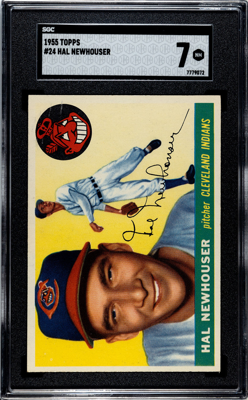1955 Topps Hal Newhouser #24 SGC 7