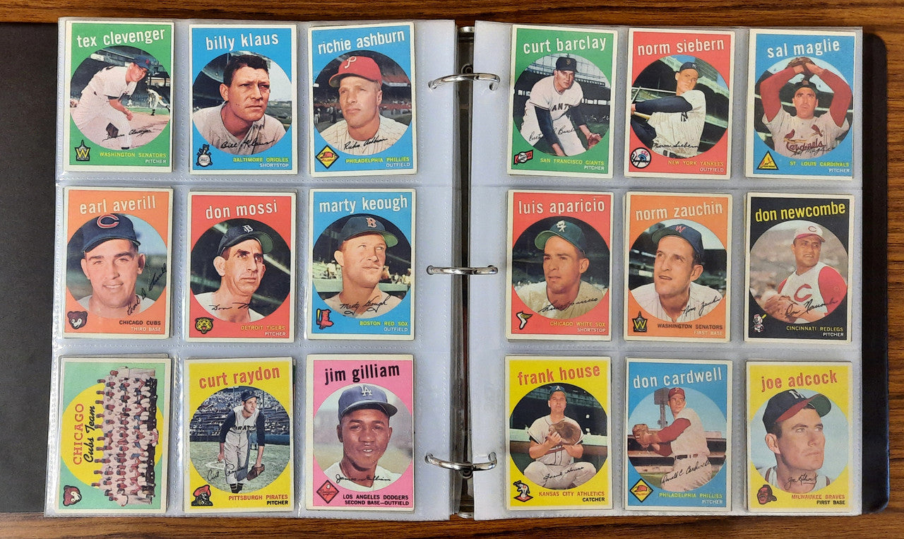 1959 Topps Baseball Complete Set VG (572 Cards)