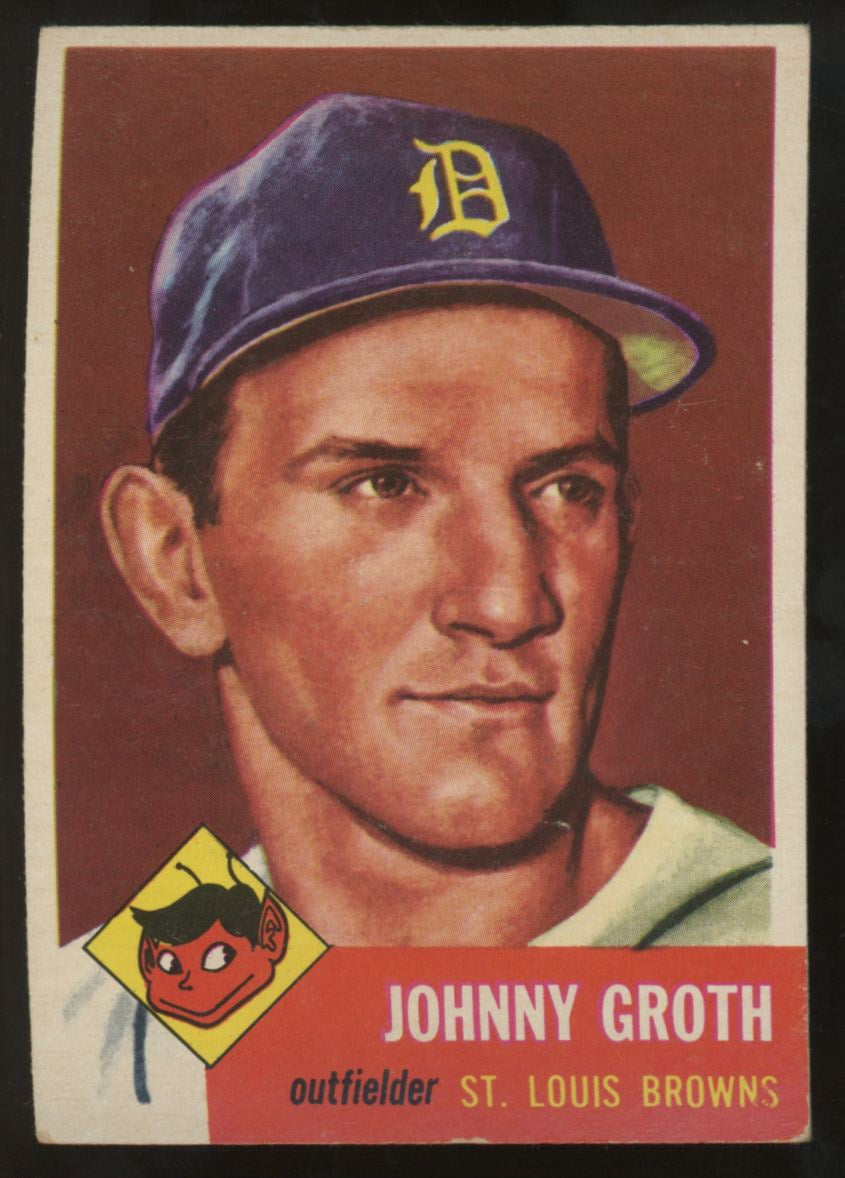 1953 Topps Johnny Groth #36 VG/EX
