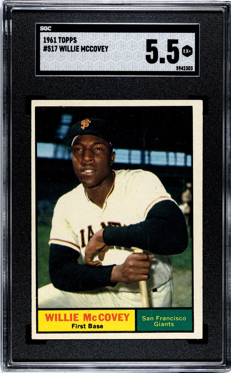 1961 Topps Willie McCovey #517 SGC 5.5