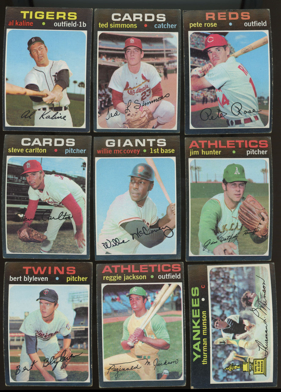 1971 Topps Baseball Series 1-4 Complete Set (523) VG-EX