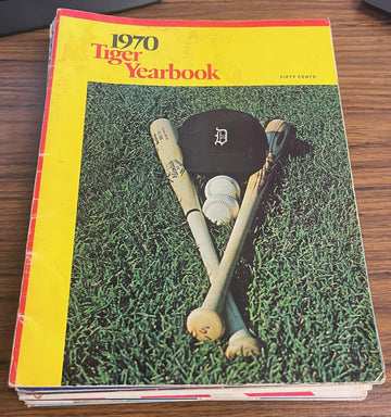 1970's Detroit Tigers Yearbooks Set of 10 1970-1979