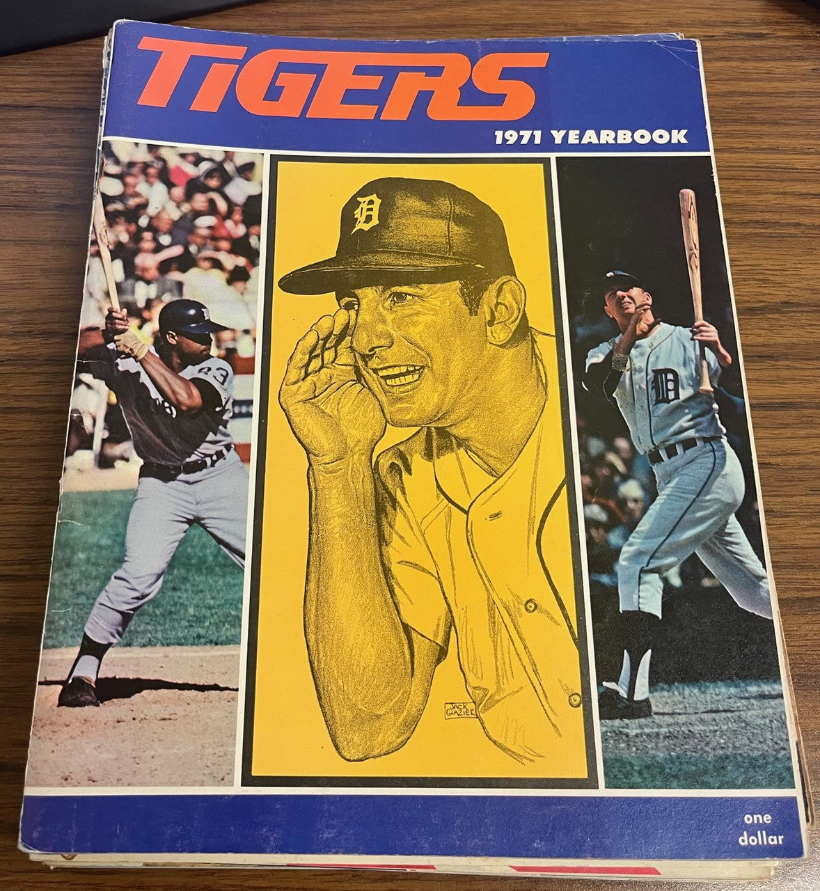 1970's Detroit Tigers Yearbooks Set of 10 1970-1979