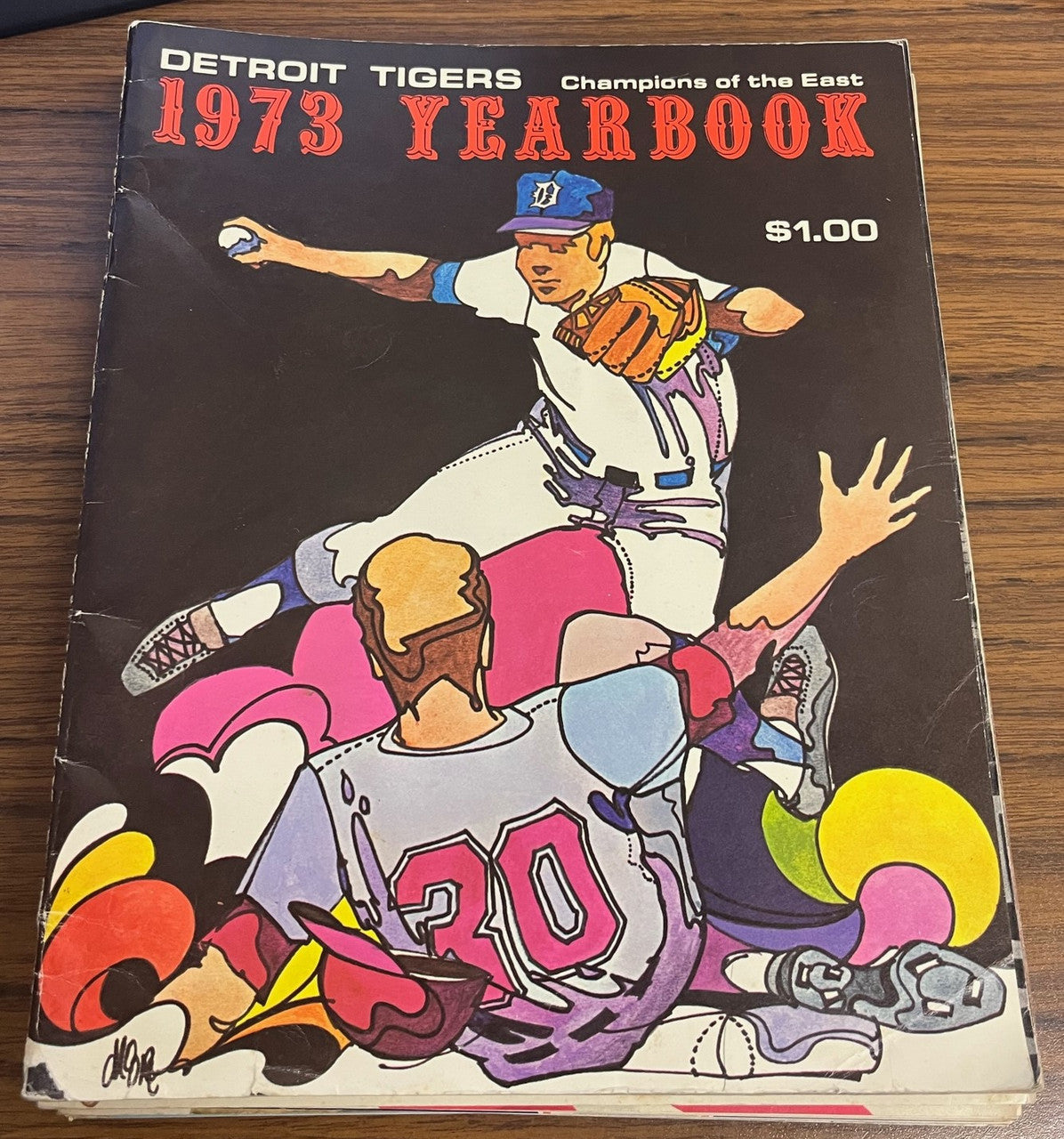 1970's Detroit Tigers Yearbooks Set of 10 1970-1979