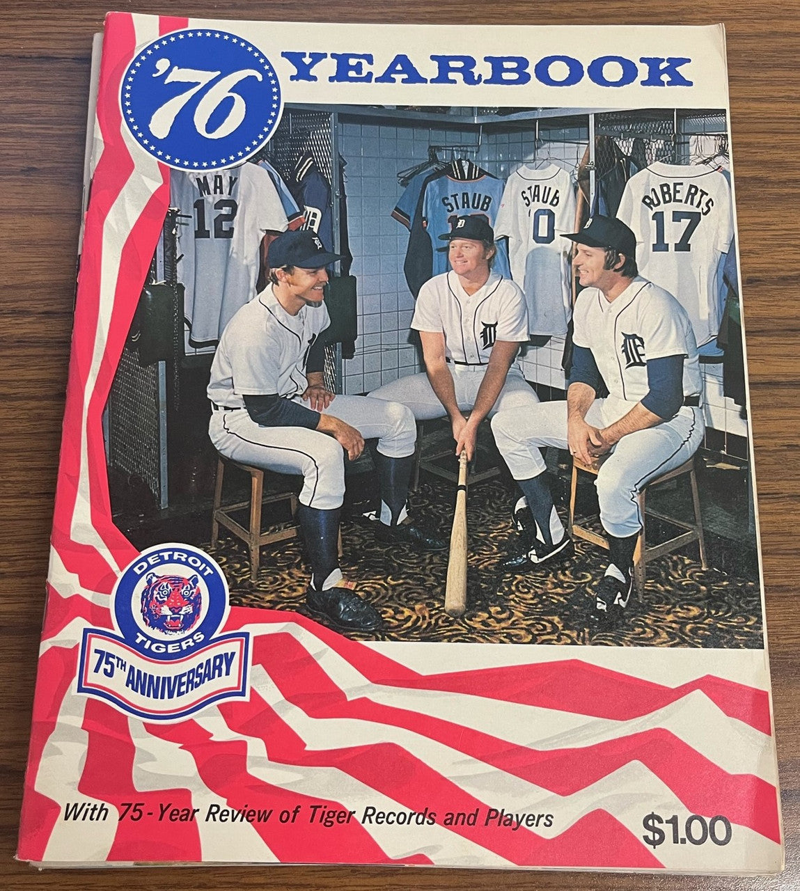 1970's Detroit Tigers Yearbooks Set of 10 1970-1979