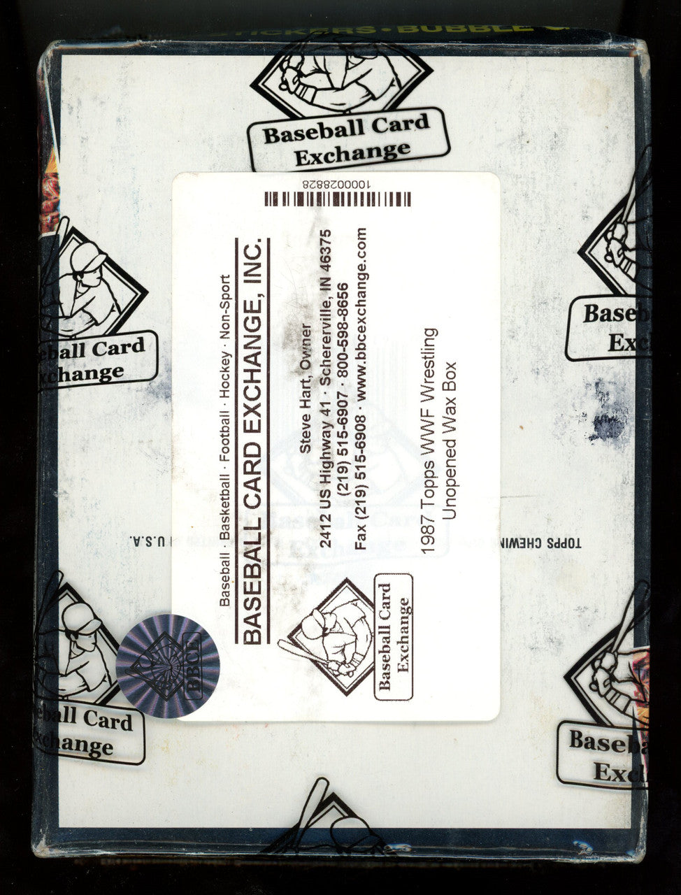 1987 Topps Wrestling WWF BBCE Sealed Wrapped Box