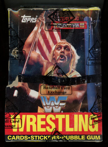 1987 Topps Wrestling WWF BBCE Sealed Wrapped Box