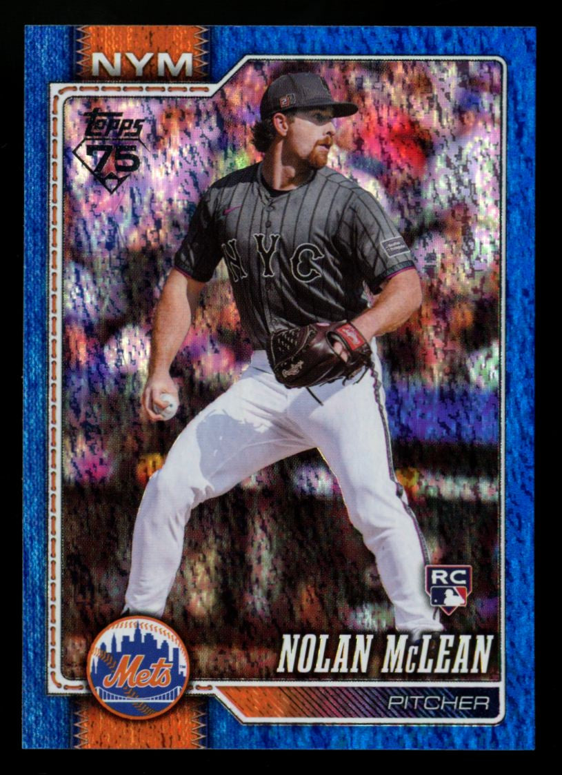 2026 Topps Series One Nolan McLean RC Blue Holo Foil /150 #214